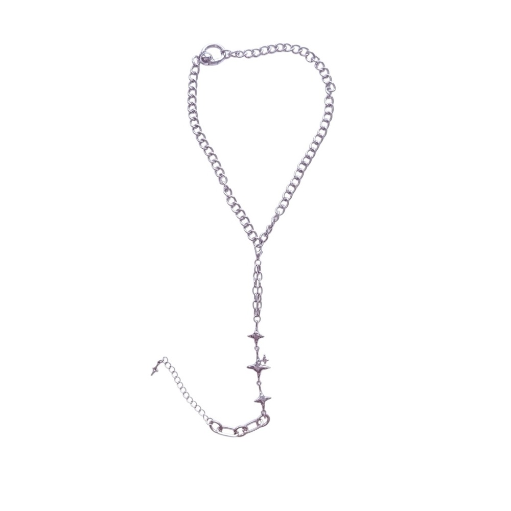 Gothic style rosary choker necklace